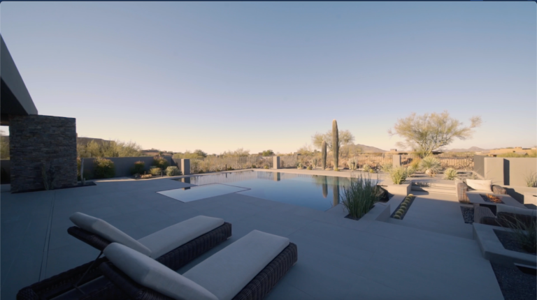 Desert Mountain Luxury Pool and Spa in Scottsdale